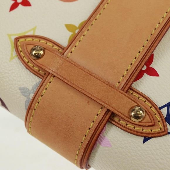 LOUIS VUITTON Monogram Multicolor Shirley Shoulder Bag White M40049 Auth 165408V