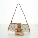 LOUIS VUITTON Monogram Multicolor Shirley Shoulder Bag White M40049 Auth 165408V-24