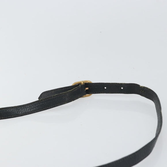 GUCCI GG Supreme Shoulder Bag PVC Navy Gold 94 02 050 Auth 165417