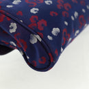 PRADA Chain Shoulder Bag Satin Purple Gold Auth 165419V-17