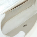 CHANEL New Travel line Choco Bar 25 Chain Bag Nylon Silver CC Auth 165427V-10