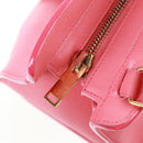 SAINT LAURENT Baby Cabas Hand Bag Leather 2way Gold Pink Auth 165430SAV-21