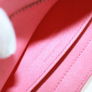 SAINT LAURENT Baby Cabas Hand Bag Leather 2way Gold Pink Auth 165430SAV-28