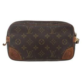 LOUIS VUITTON Monogram Marly Dragonne PM Clutch Bag M51827 LV Auth 165435 - 0