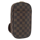 LOUIS VUITTON Damier Ebene Pochette Gange Shoulder Bag SPO N48048 LV Auth 165447-1