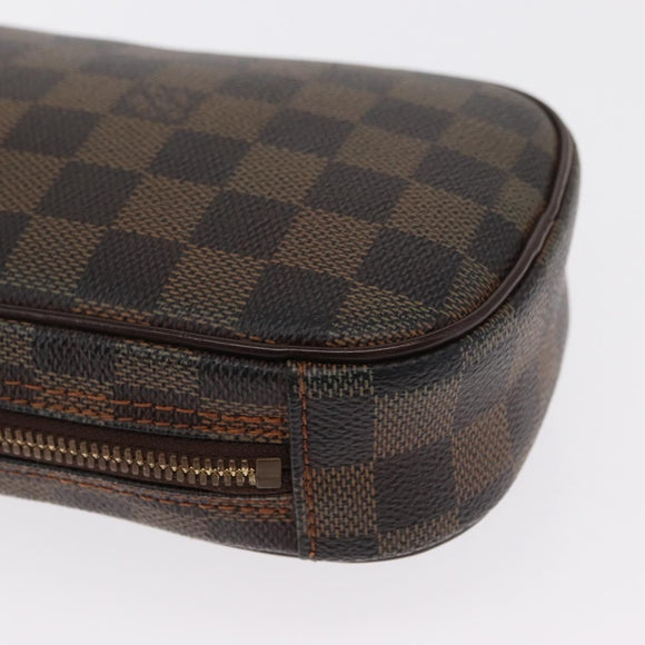 LOUIS VUITTON Damier Ebene Pochette Gange Shoulder Bag SPO N48048 LV Auth 165447