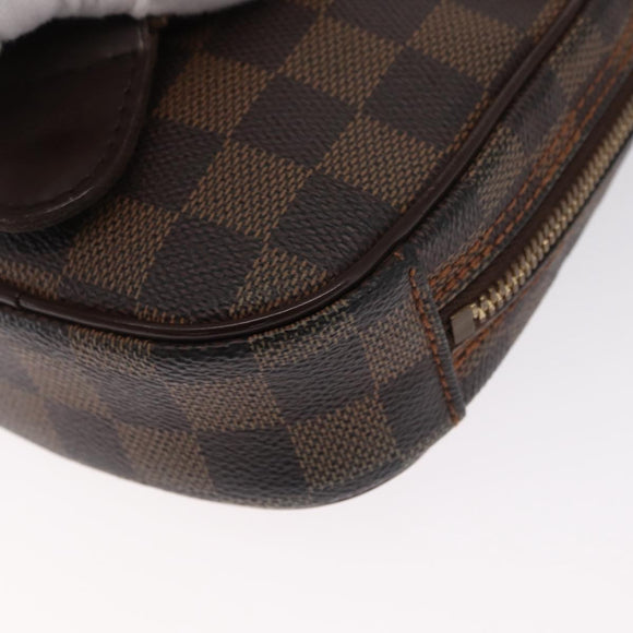 LOUIS VUITTON Damier Ebene Pochette Gange Shoulder Bag SPO N48048 LV Auth 165447