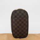 LOUIS VUITTON Damier Ebene Pochette Gange Shoulder Bag SPO N48048 LV Auth 165447-22