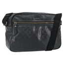 GUCCI GG Implementation Shoulder Bag Black Silver 211107 Auth 165449-1