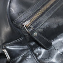 GUCCI GG Implementation Shoulder Bag Black Silver 211107 Auth 165449-22