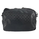 GUCCI GG Implementation Shoulder Bag Black Silver 211107 Auth 165449-3