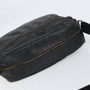 GUCCI GG Implementation Shoulder Bag Black Silver 211107 Auth 165449-6