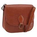 LOUIS VUITTON Epi Saint Cloud GM Shoulder Bag Brown M52193 LV Auth 165452-1