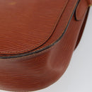 LOUIS VUITTON Epi Saint Cloud GM Shoulder Bag Brown M52193 LV Auth 165452-17