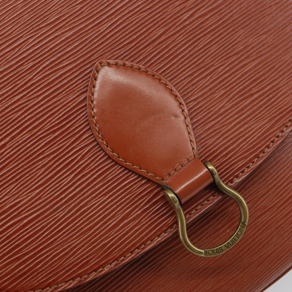 LOUIS VUITTON Epi Saint Cloud GM Shoulder Bag Brown M52193 LV Auth 165452