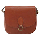 LOUIS VUITTON Epi Saint Cloud GM Shoulder Bag Brown M52193 LV Auth 165452-13