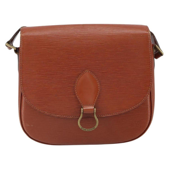 LOUIS VUITTON Epi Saint Cloud GM Shoulder Bag Brown M52193 LV Auth 165452
