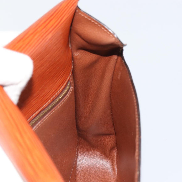 LOUIS VUITTON Epi Saint Cloud GM Shoulder Bag Brown M52193 LV Auth 165452