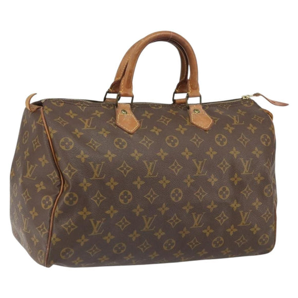 LOUIS VUITTON Monogram Speedy 35 Hand Bag M41524 LV Auth 165455A