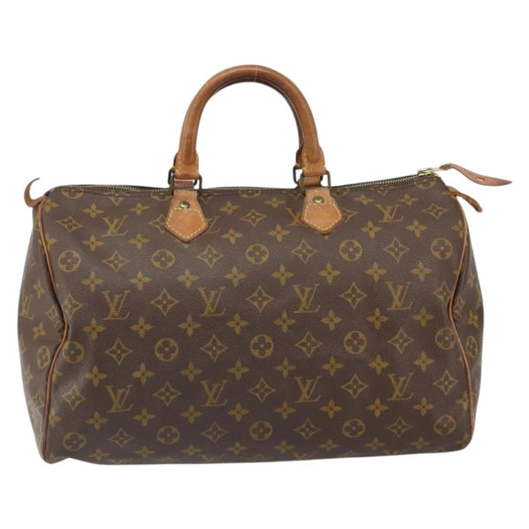 LOUIS VUITTON Monogram Speedy 35 Hand Bag M41524 LV Auth 165455A