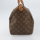 LOUIS VUITTON Monogram Speedy 35 Hand Bag M41524 LV Auth 165455A-5