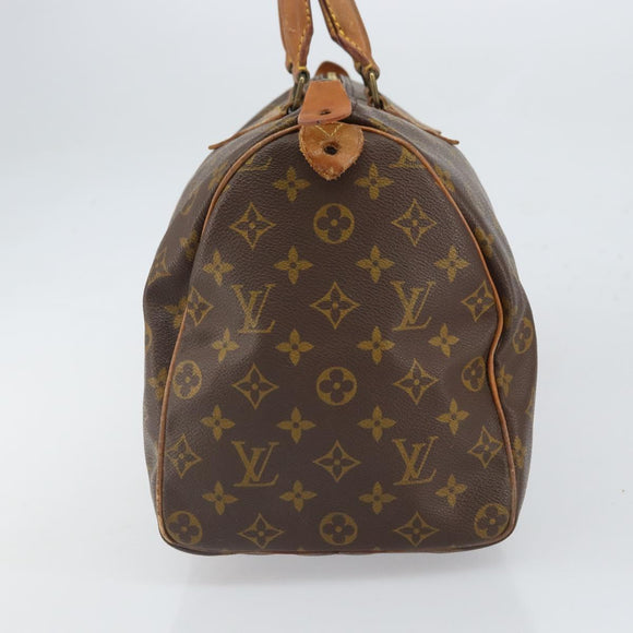 LOUIS VUITTON Monogram Speedy 35 Hand Bag M41524 LV Auth 165455A