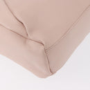 Salvatore Ferragamo Vala Ribbon Schoudertas Leer Roze Goud Auth 165457-16
