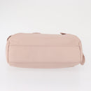 Salvatore Ferragamo Vala Ribbon Schoudertas Leer Roze Goud Auth 165457-5