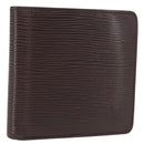 LOUIS VUITTON Epi Portefeuille Marco Bifold Wallet Mocha M6354D LV Auth 165463-1