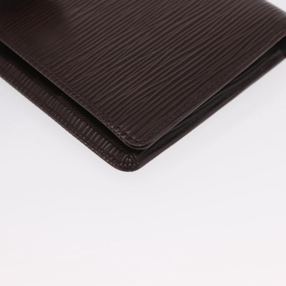 LOUIS VUITTON Epi Portefeuille Marco Bifold Wallet Mocha M6354D LV Auth 165463