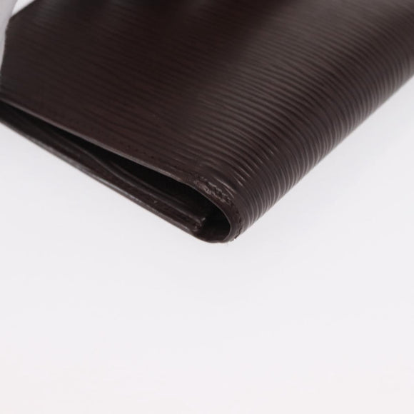 LOUIS VUITTON Epi Portefeuille Marco Bifold Wallet Mocha M6354D LV Auth 165463