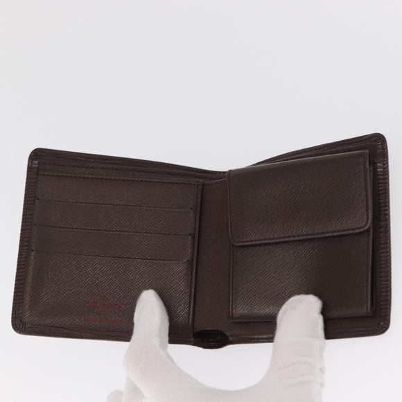 LOUIS VUITTON Epi Portefeuille Marco Bifold Wallet Mocha M6354D LV Auth 165463