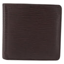 LOUIS VUITTON Epi Portefeuille Marco Bifold Wallet Mocha M6354D LV Auth 165463-13