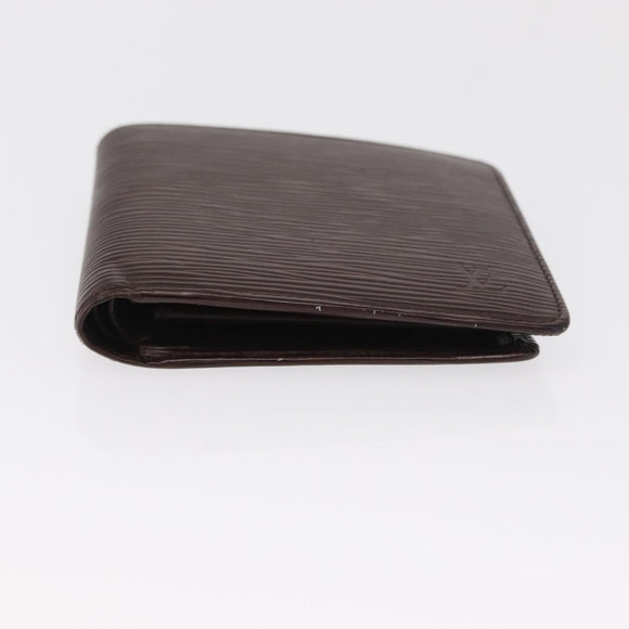 LOUIS VUITTON Epi Portefeuille Marco Bifold Wallet Mocha M6354D LV Auth 165463