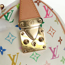 LOUIS VUITTON Monogram Multicolor Speedy 30 Bag White Bron M92643 Auth 165471SAV-21