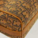 Christian Dior Trotter Canvas Saddle Oblique Dior Lanco Bag Yellow Auth 165473SAM-17