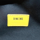 Christian Dior Trotter Canvas Saddle Oblique Dior Lanco Bag Yellow Auth 165473SAM-20