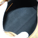 Christian Dior Trotter Canvas Saddle Oblique Dior Lanco Bag Yellow Auth 165473SAM-10