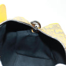 Christian Dior Trotter Canvas Saddle Oblique Dior Lanco Bag Yellow Auth 165473SAM-21