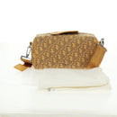 Christian Dior Trotter Canvas Saddle Oblique Dior Lanco Bag Yellow Auth 165473SAM-12