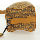 Christian Dior Trotter Canvas Saddle Oblique Dior Lanco Bag Yellow Auth 165473SAM-3