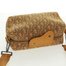 Christian Dior Trotter Canvas Saddle Oblique Dior Lanco Bag Yellow Auth 165473SAM-6