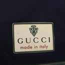 GUCCI Shoulder Bag Nylon Navy Silver 189662 Auth 165474-14