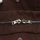 HERMES Her Line Tote MM Tote Bag Canvas Brown Auth 165475-17