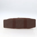 HERMES Her Line Tote MM Tote Bag Canvas Brown Auth 165475-5