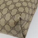 GUCCI GG Supreme Web Sherry Line Tote Bag PVC Beige Gold 89 02 003 Auth 165476-12