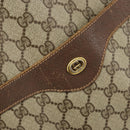 GUCCI GG Supreme Web Sherry Line Tote Bag PVC Beige Gold 89 02 003 Auth 165476-14