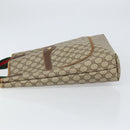 GUCCI GG Supreme Web Sherry Line Tote Bag PVC Beige Gold 89 02 003 Auth 165476-5