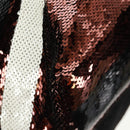 PRADA Sequin Tote Bag Nylon Gold Black Auth 165478V-16