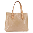 LOUIS VUITTON Monogram Vernis Brentwood Shoulder Bag Noisette M91511 Auth 165479-1